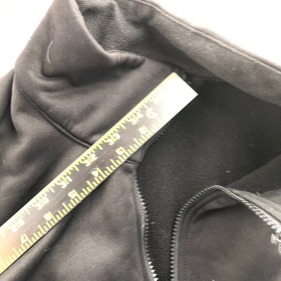 The North Face Mens Athletic Jacket Large Black Full-Zip Fleece Activewear Mock - Picture 7 of 15